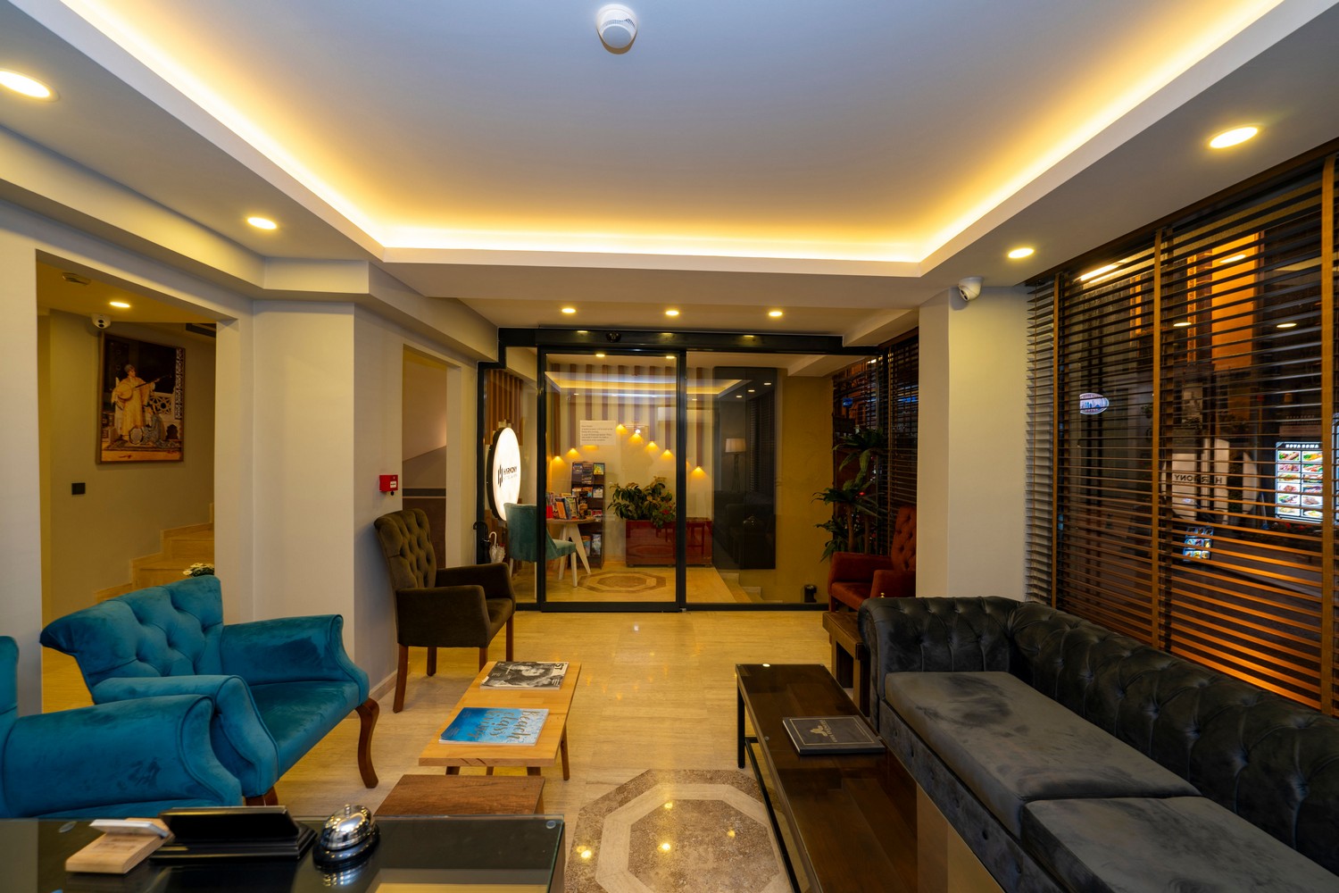 Istanbul Harmony Hotel & Spa lobby entrance with arched architectural details